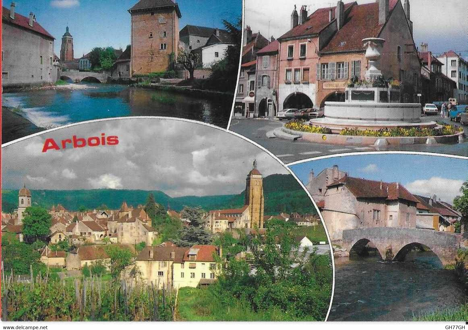 CP ARBOIS -non circulée