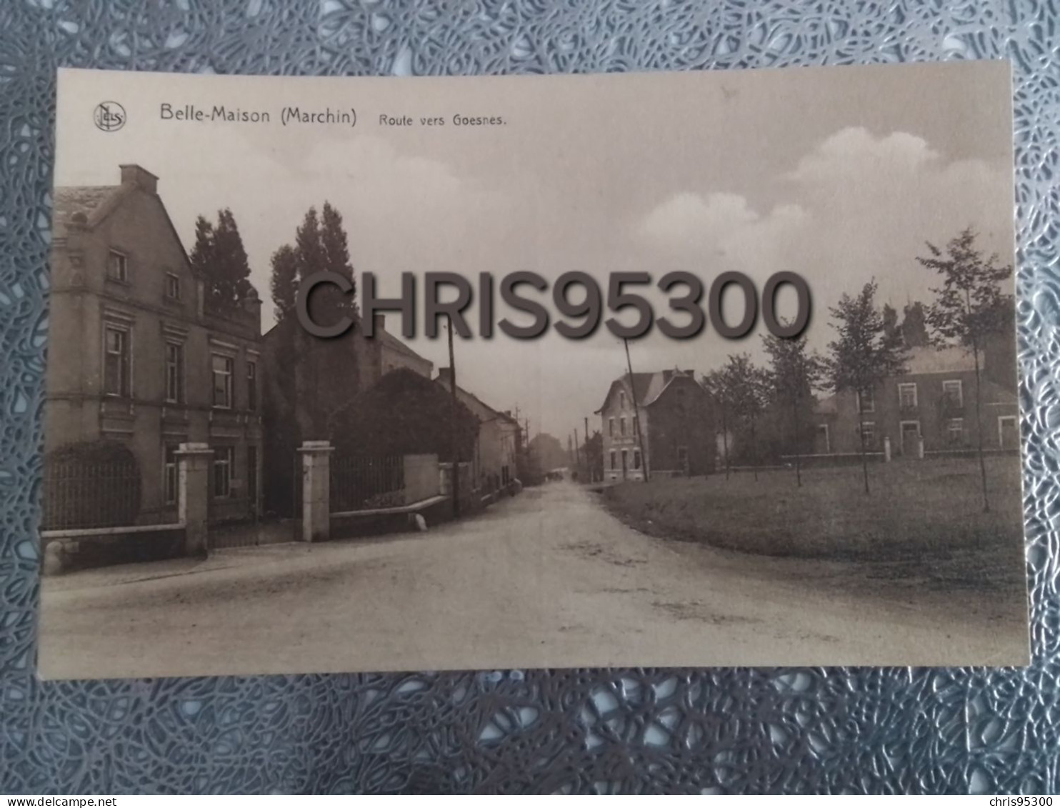 CP - BELLE MAISON MARCHIN - ROUTE VERS GOESNES - BELGIQUE