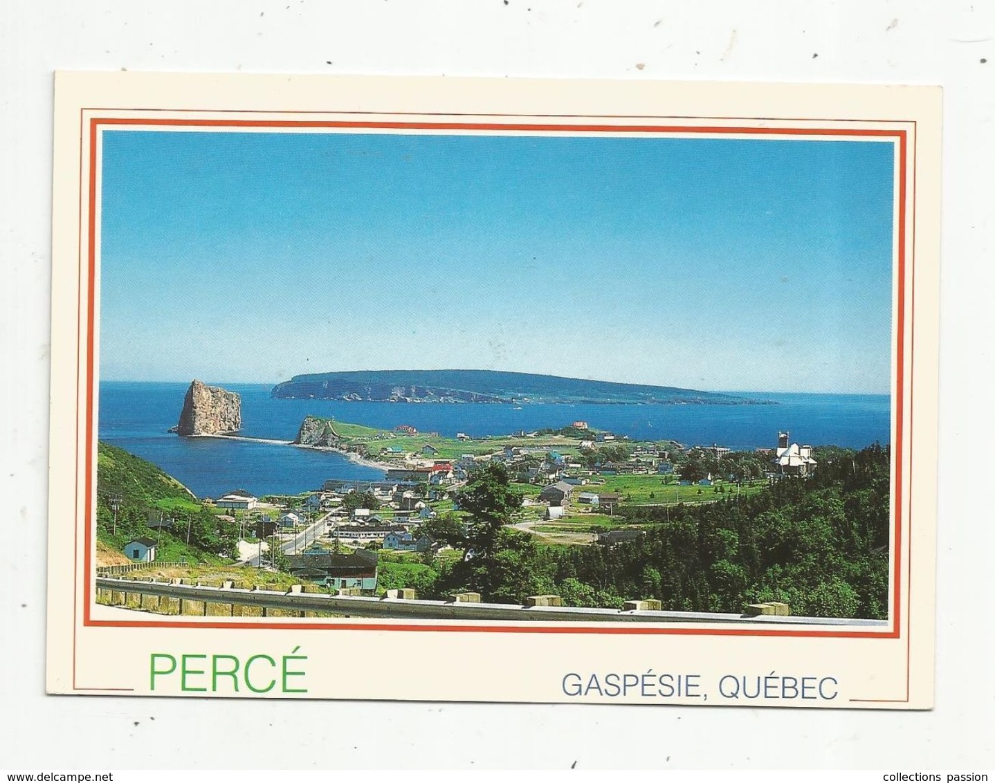 cp , CANADA , QUEBEC , PERCE , GASPESIE ,  voyagée