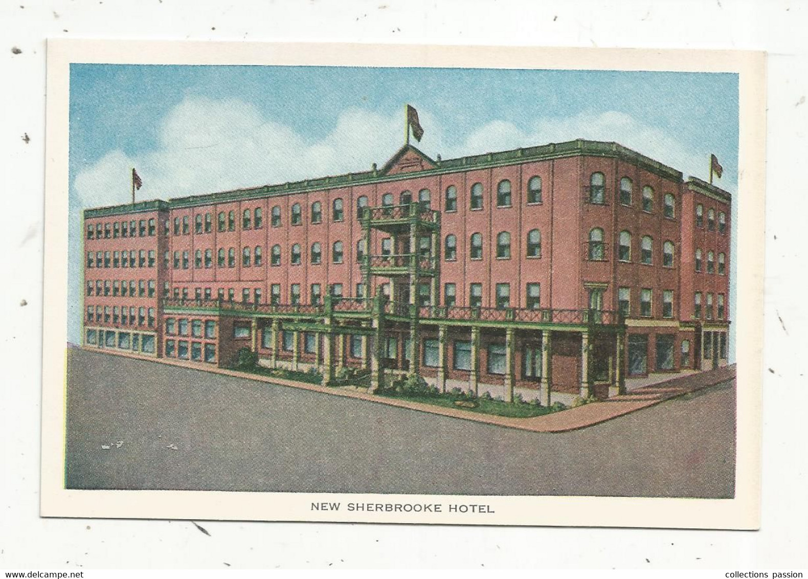 cp, CANADA, Quebec, SHERBROOKE, NEW SHERBROOKE HOTEL , écrite