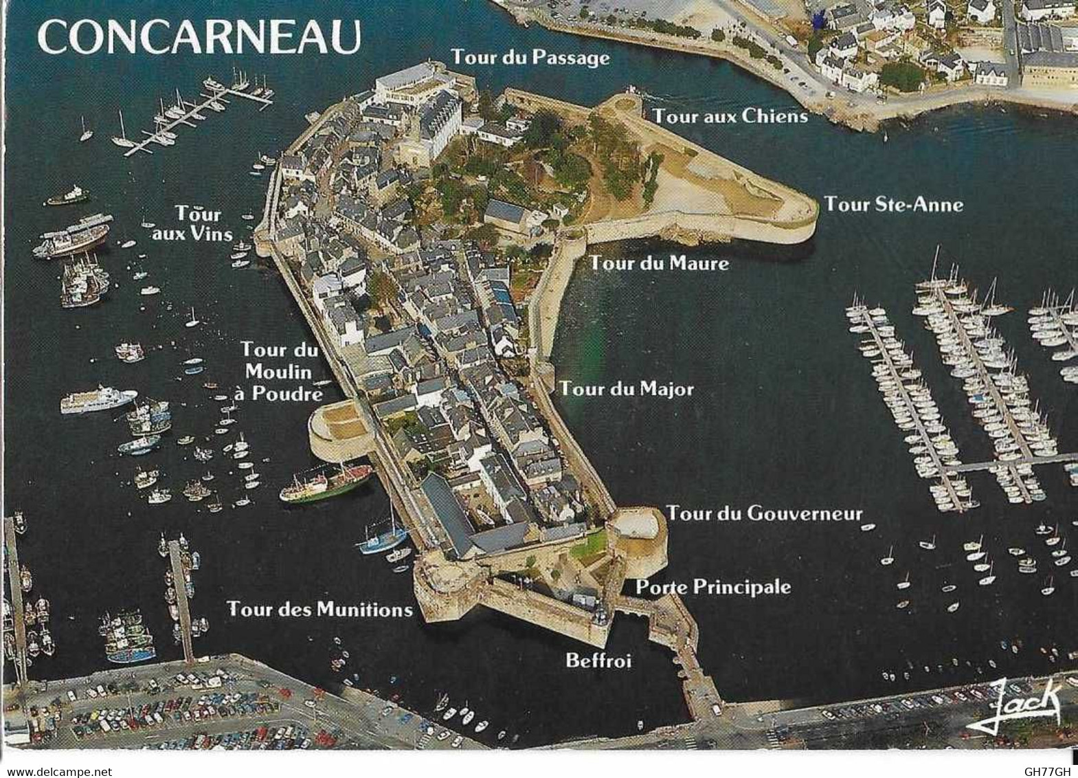 CP CONCARNEAU -circulée 1994