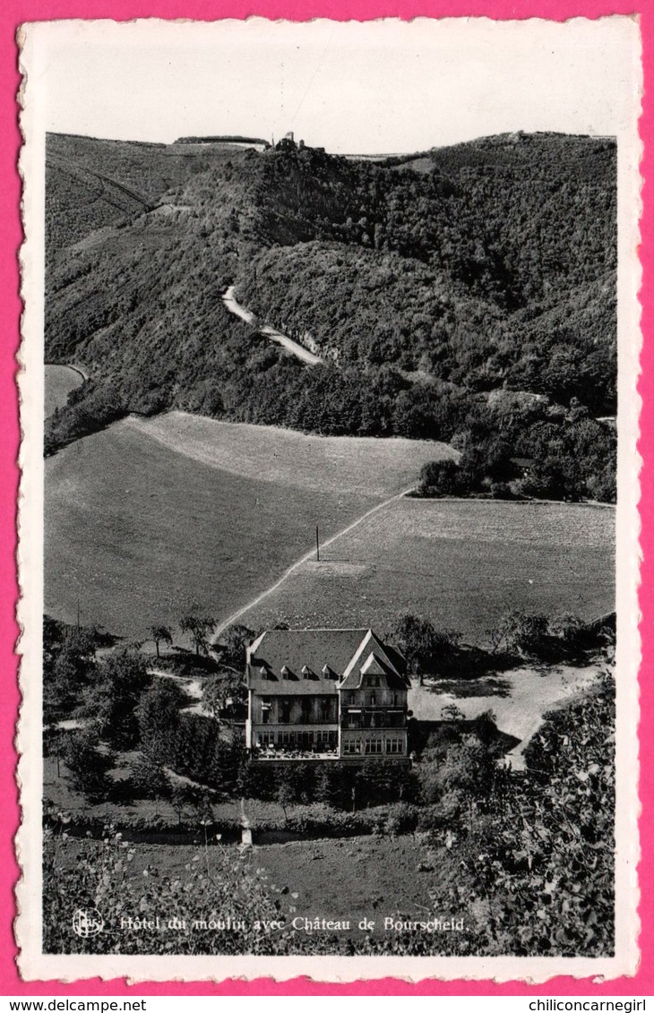 Cp Dentelée - Hôtel du Moulin ( Propr. Vve KREMER ) avec Château de Bourscheid - NELS - THILL - Photo PAUL FEIDER