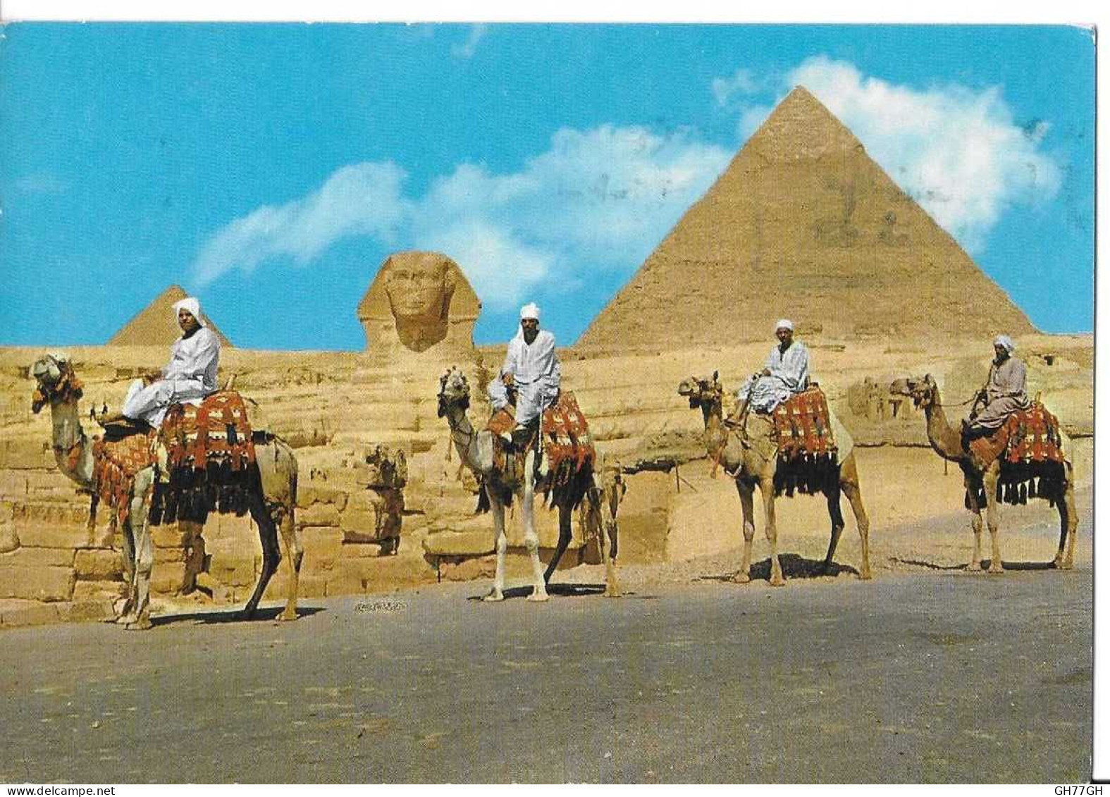 CP EGYPTE -circulée/timbrée