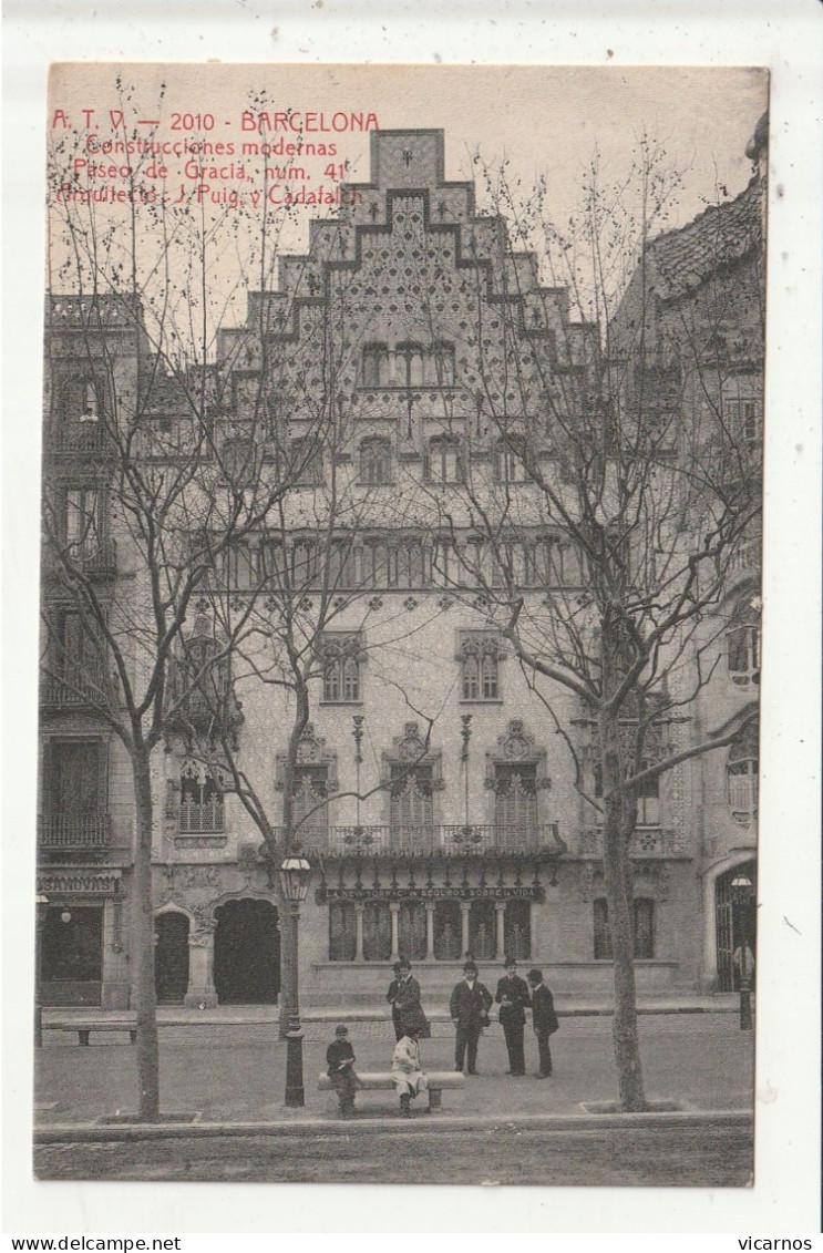 CP ESPAGNE BARCELONA Construcciones modernas Paseos de Gracia