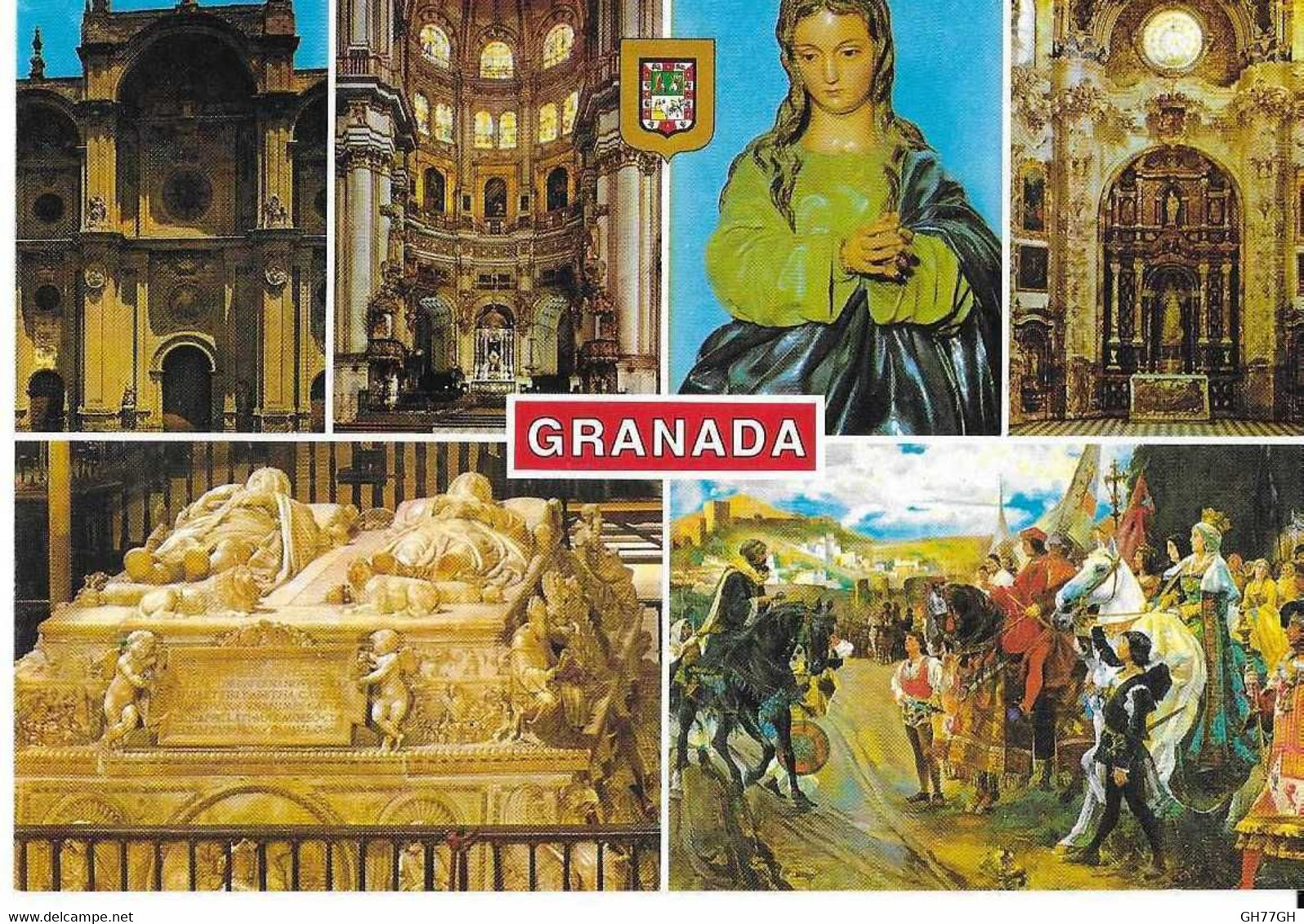 CP GRANADA -non circulée