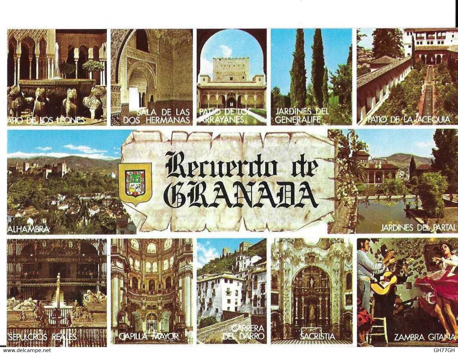 CP GRANADA -non circulée