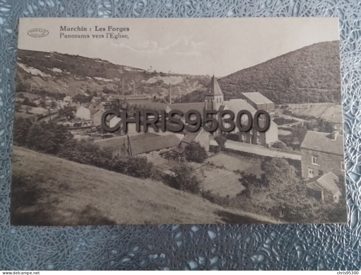 CP - MARCHIN - LES FORGES PANORAMA VERS L’EGLISE - BELGIQUE