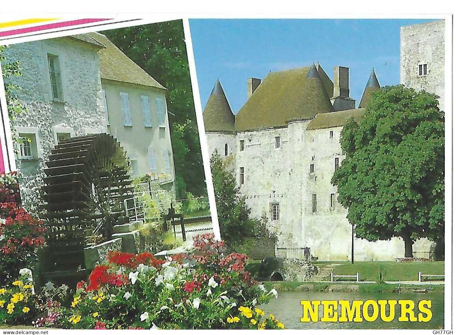 CP NEMOURS -non circulée