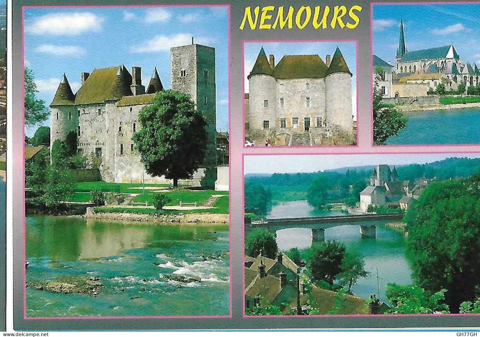 CP NEMOURS -non circulée
