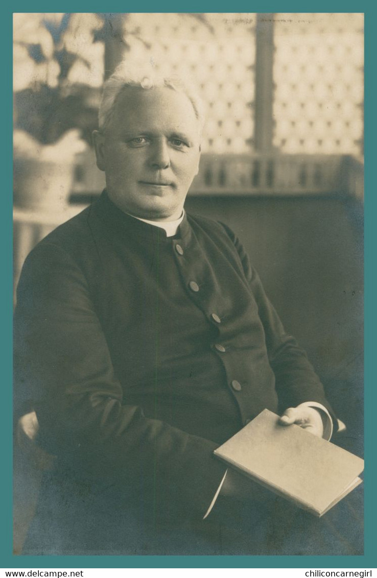 Cp Photo WERNER POLLACK - ÜBACH - Prêtre Bliersbach - Scherpenseel - Priesser