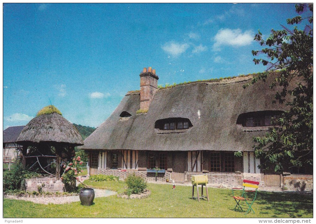 cp , RÉGIONS , BASSE NORMANDIE , Chaumière Normande