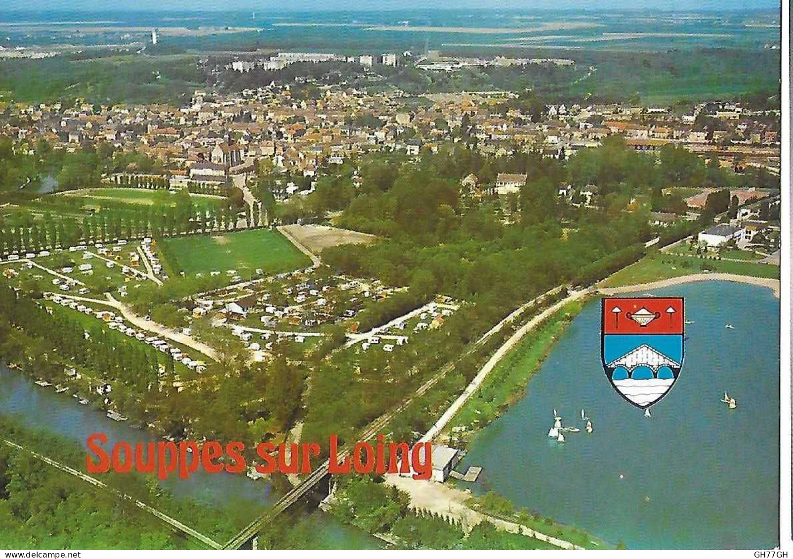 CP SOUPPES-sur-LOING -non circulée