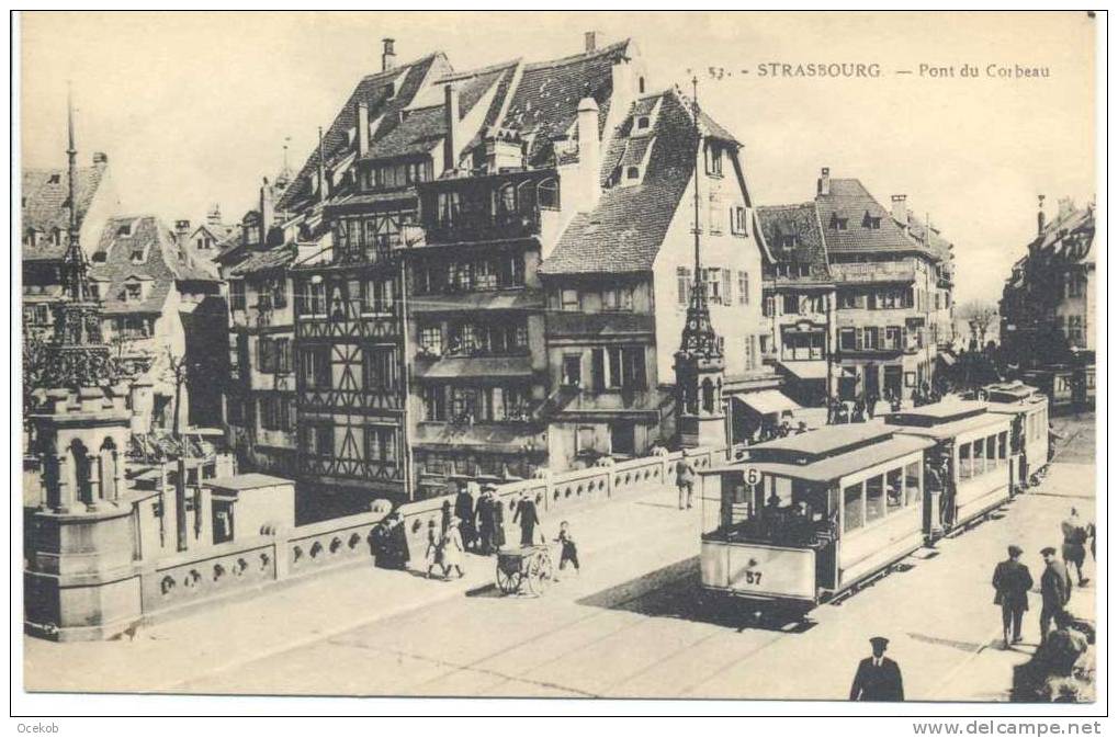 CP  Strasbourg - Straatsburg Pont du Corbeau - tramway