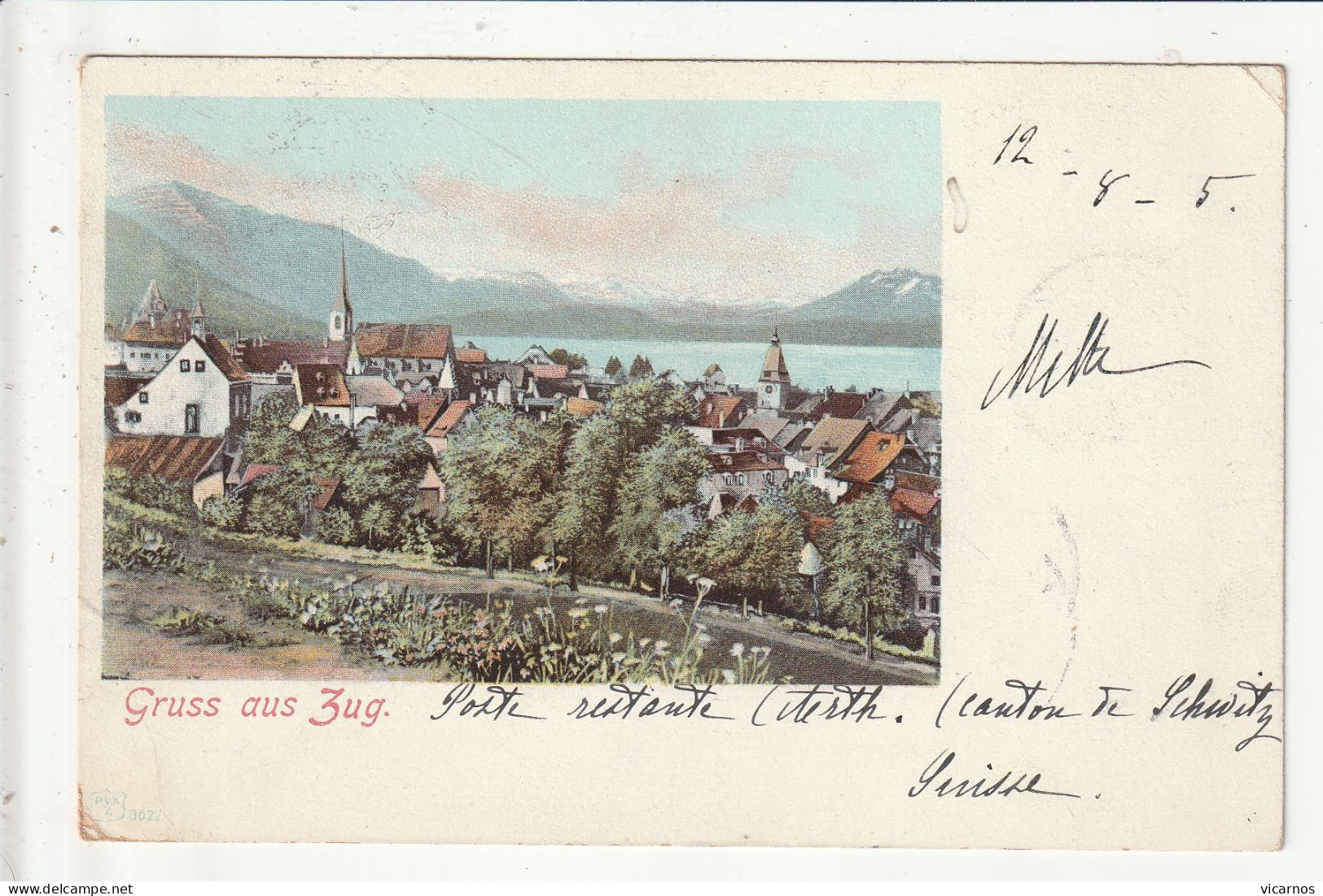 CP SUISSE Gruss aus ZOUG