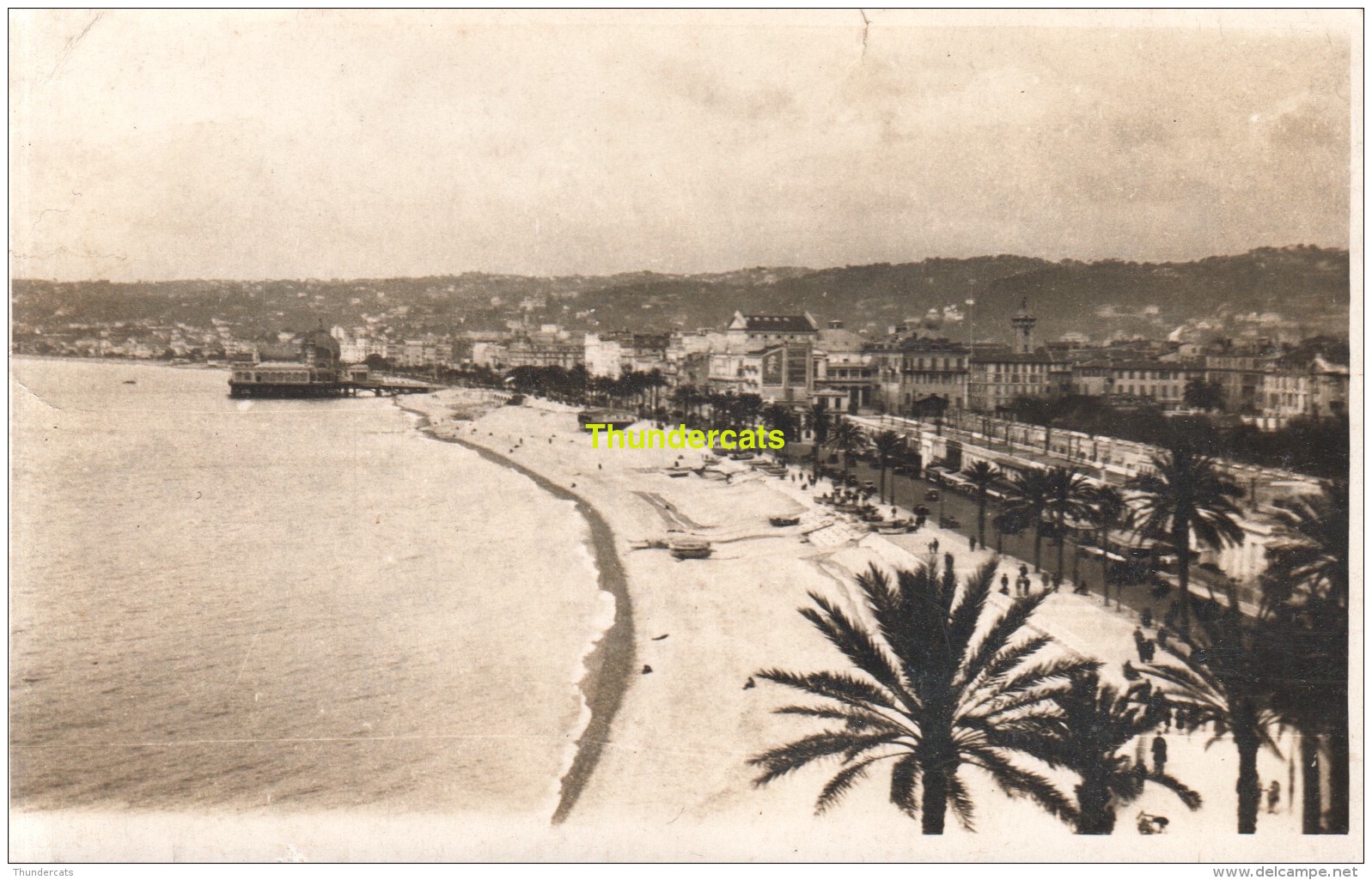 CPA 06 CARTE DE PHOTO NICE PLAGE