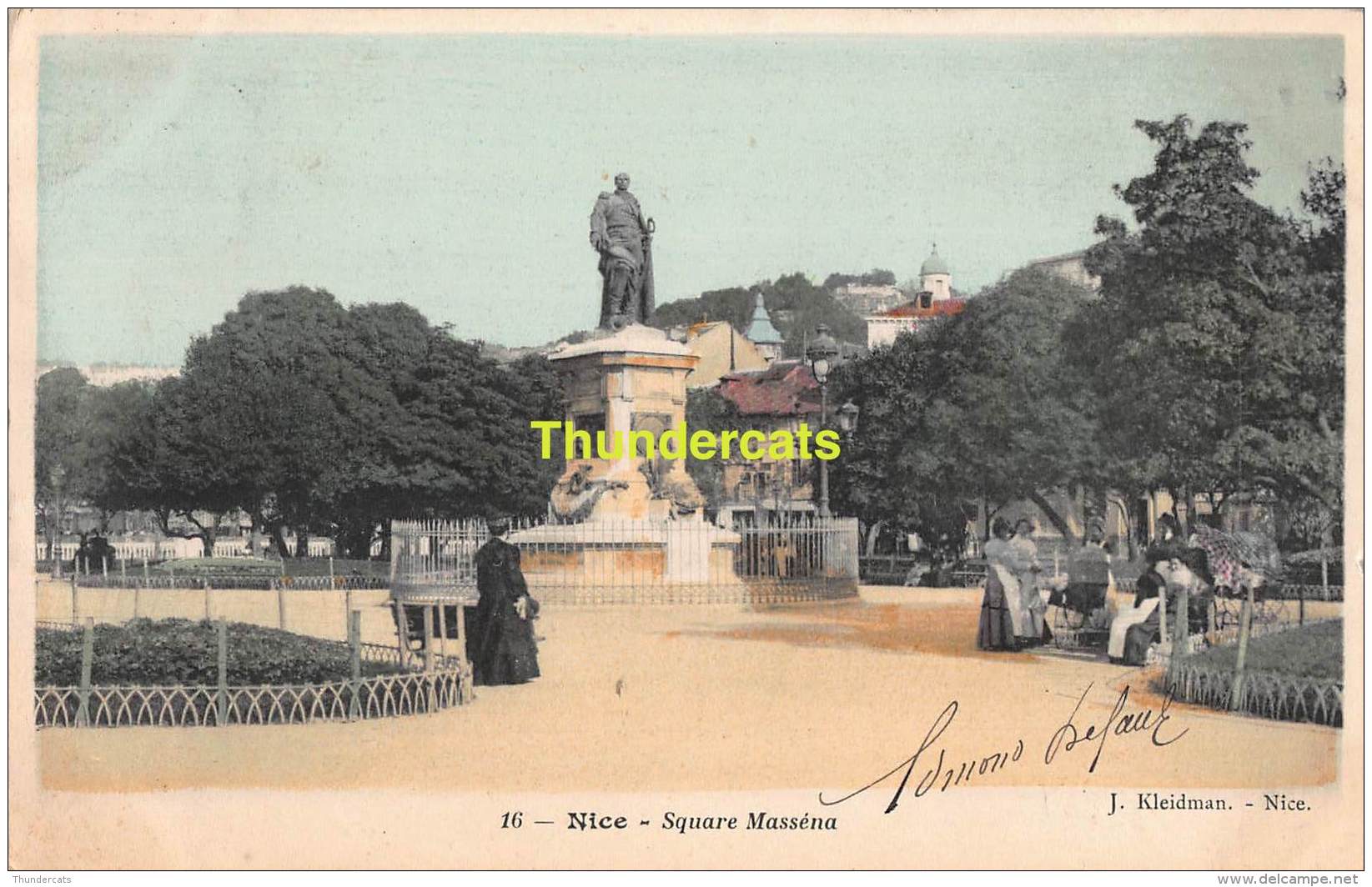 CPA 06 NICE SQUARE MASSENA