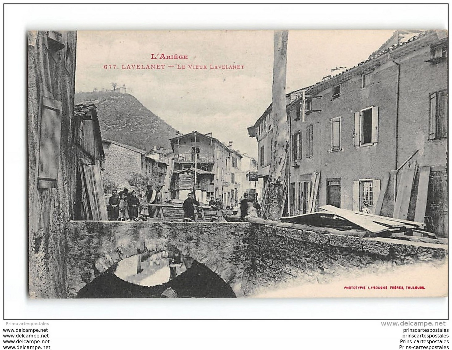 CPA 09 Lavelanet les vieux Lavelanet