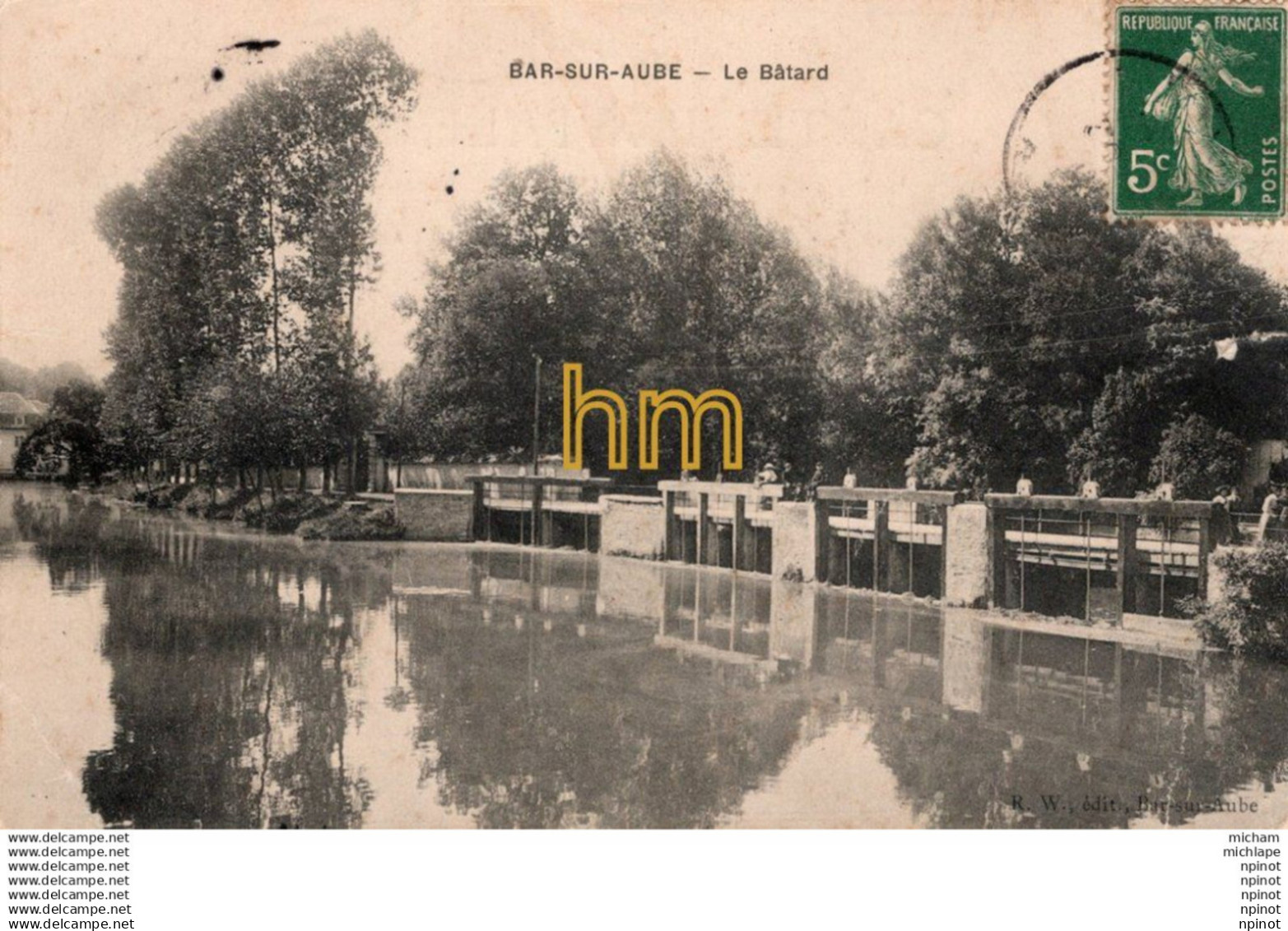 CPA  10 BAR SUR AUBE -  le batard