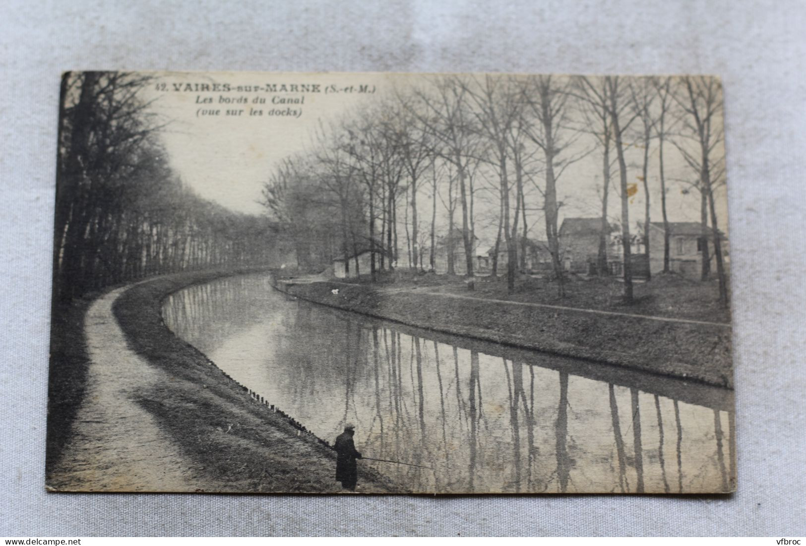 Cpa 126, Vaires sur Marne, les bords du canal, Seine et Marne 77