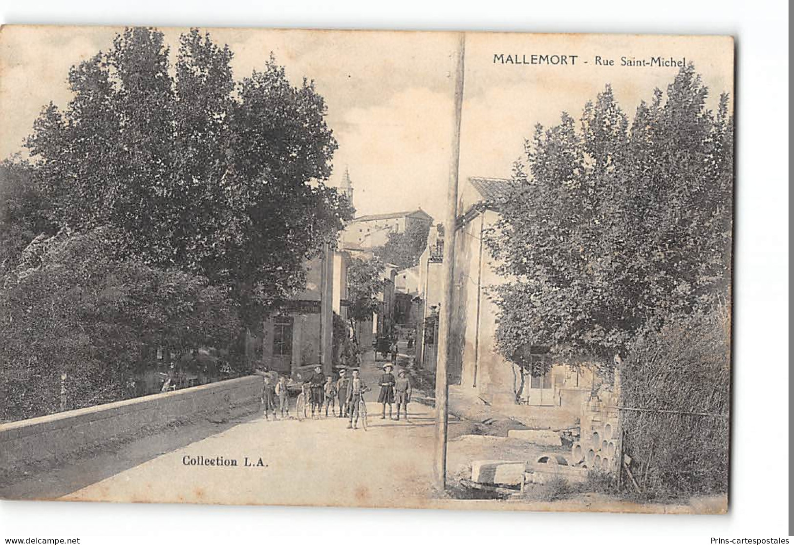 CPA 13 Mallemort Rue St Michel