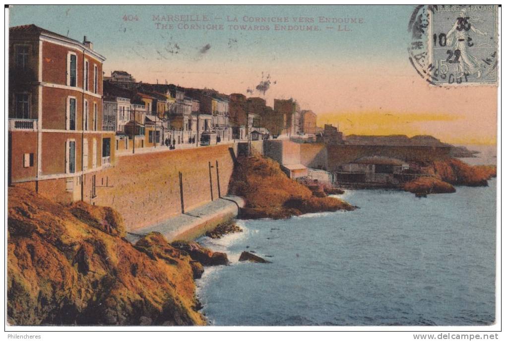 CPA - (13) Marseille - la corniche vers endoume