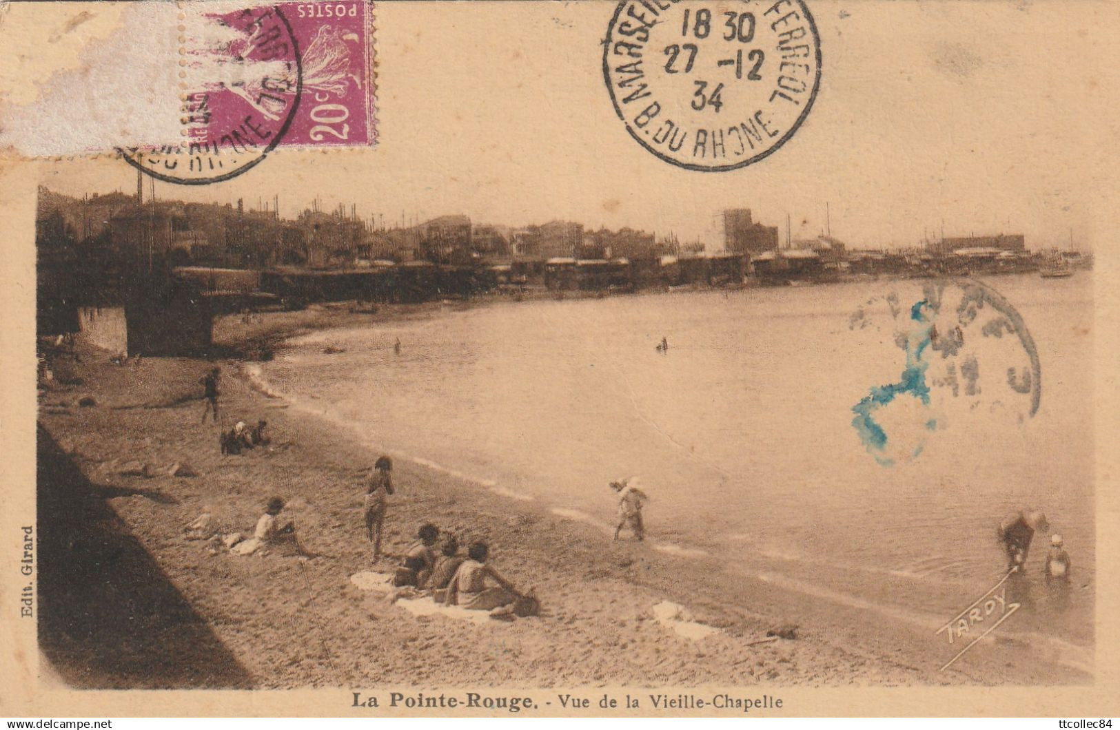 CPA-13-MARSEILLE-POINTE ROUGE-Vue de la vieille chapelle