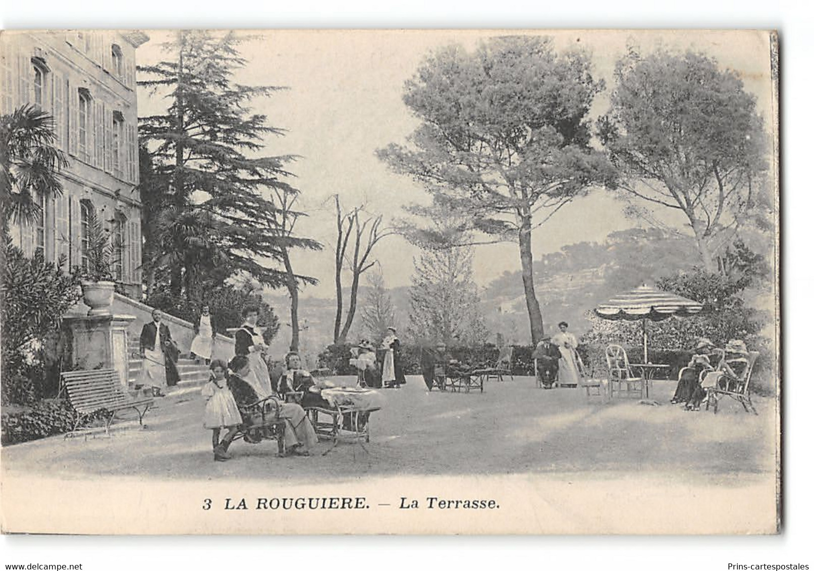 CPA 13 Marseille St Marcel La Rouguiere la terrasse