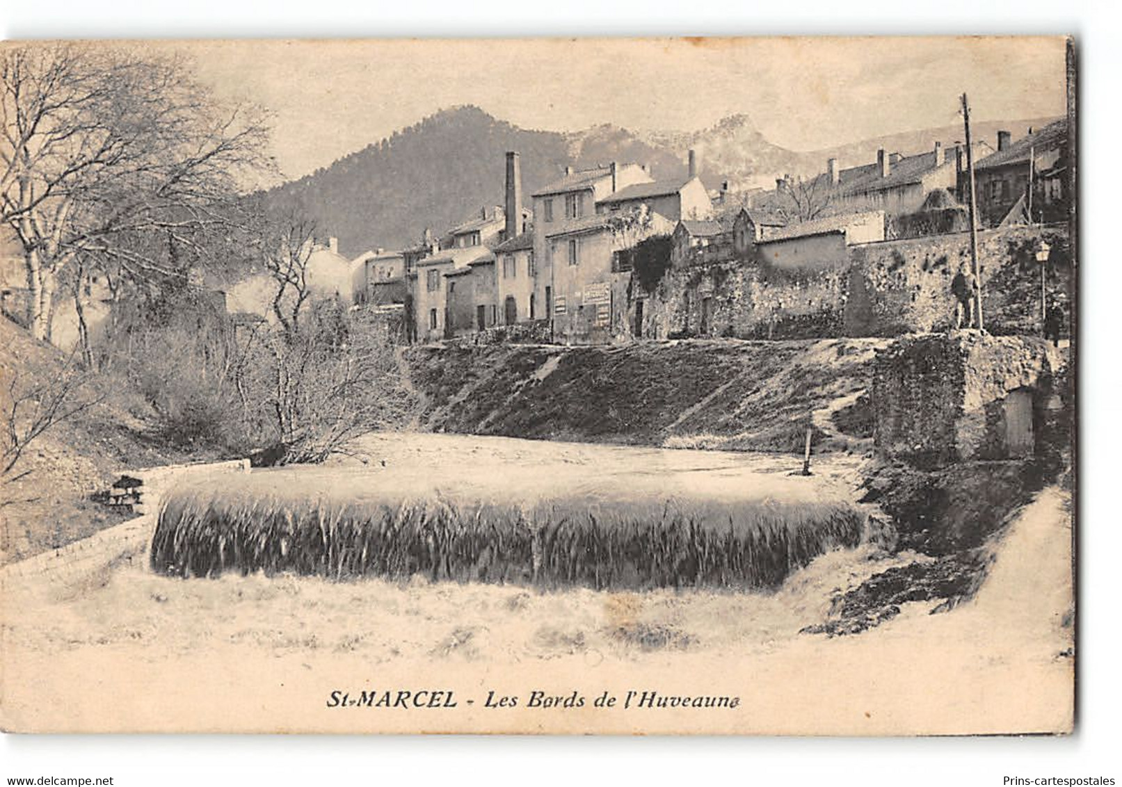 CPA 13 Marseille St Marcel les bords de l'Huveaune