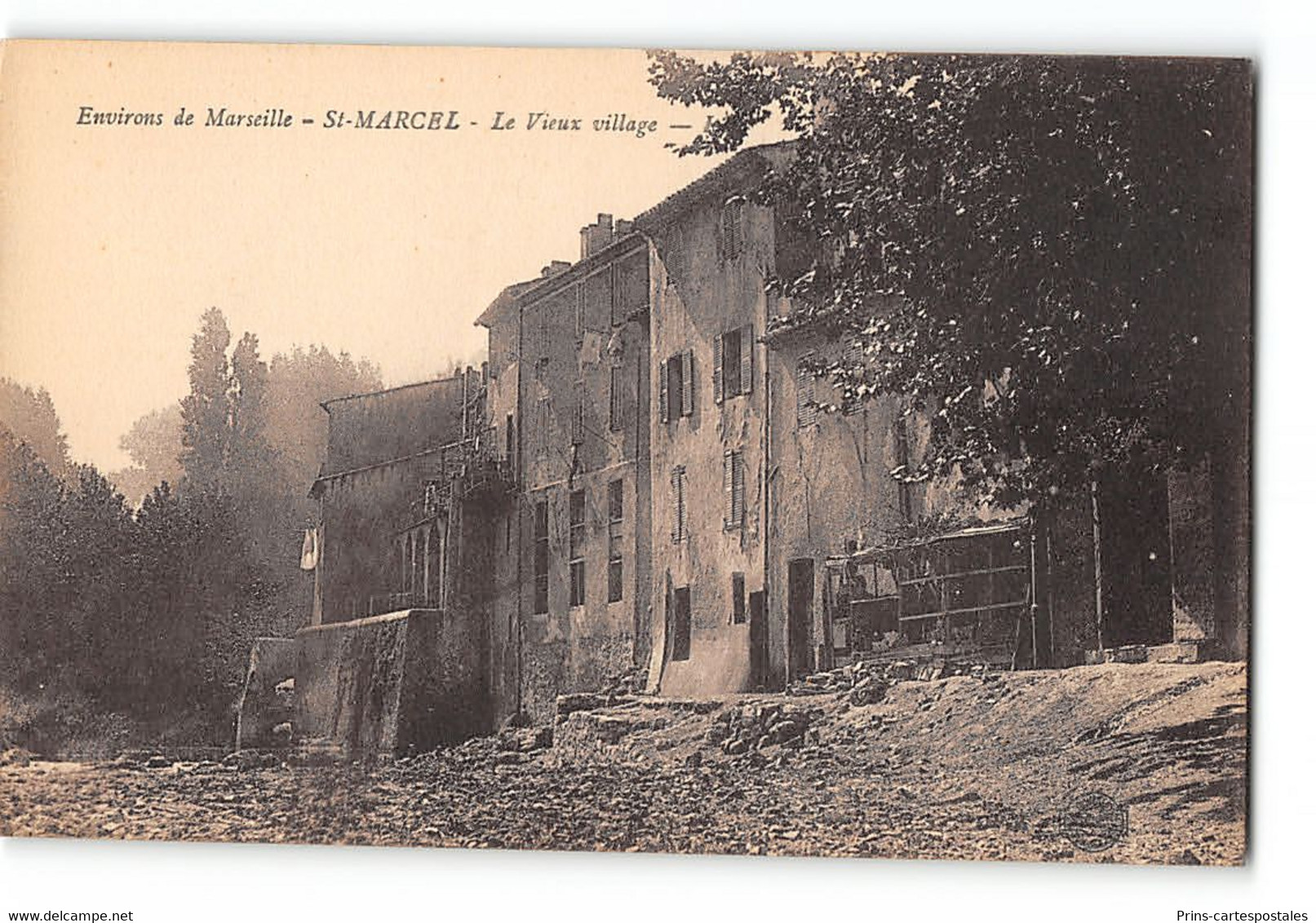 CPA 13 Marseille St Marcel vieux village