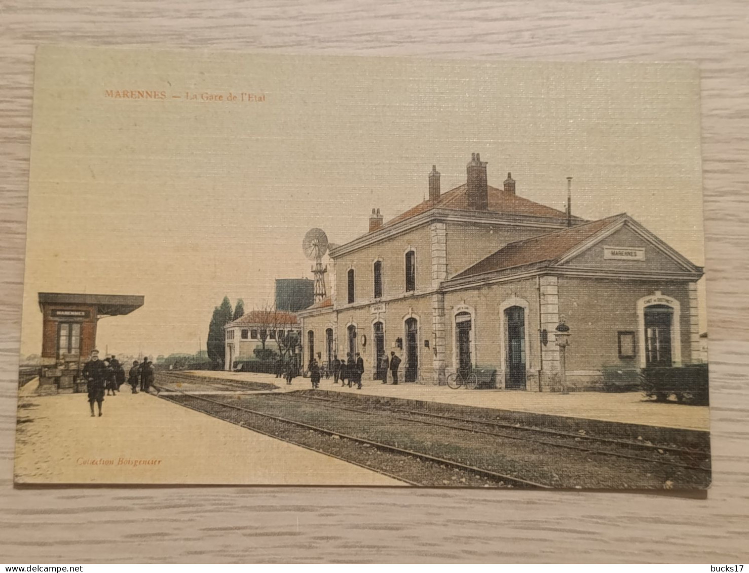 CPA 17 - Marennes - la gare de l'état