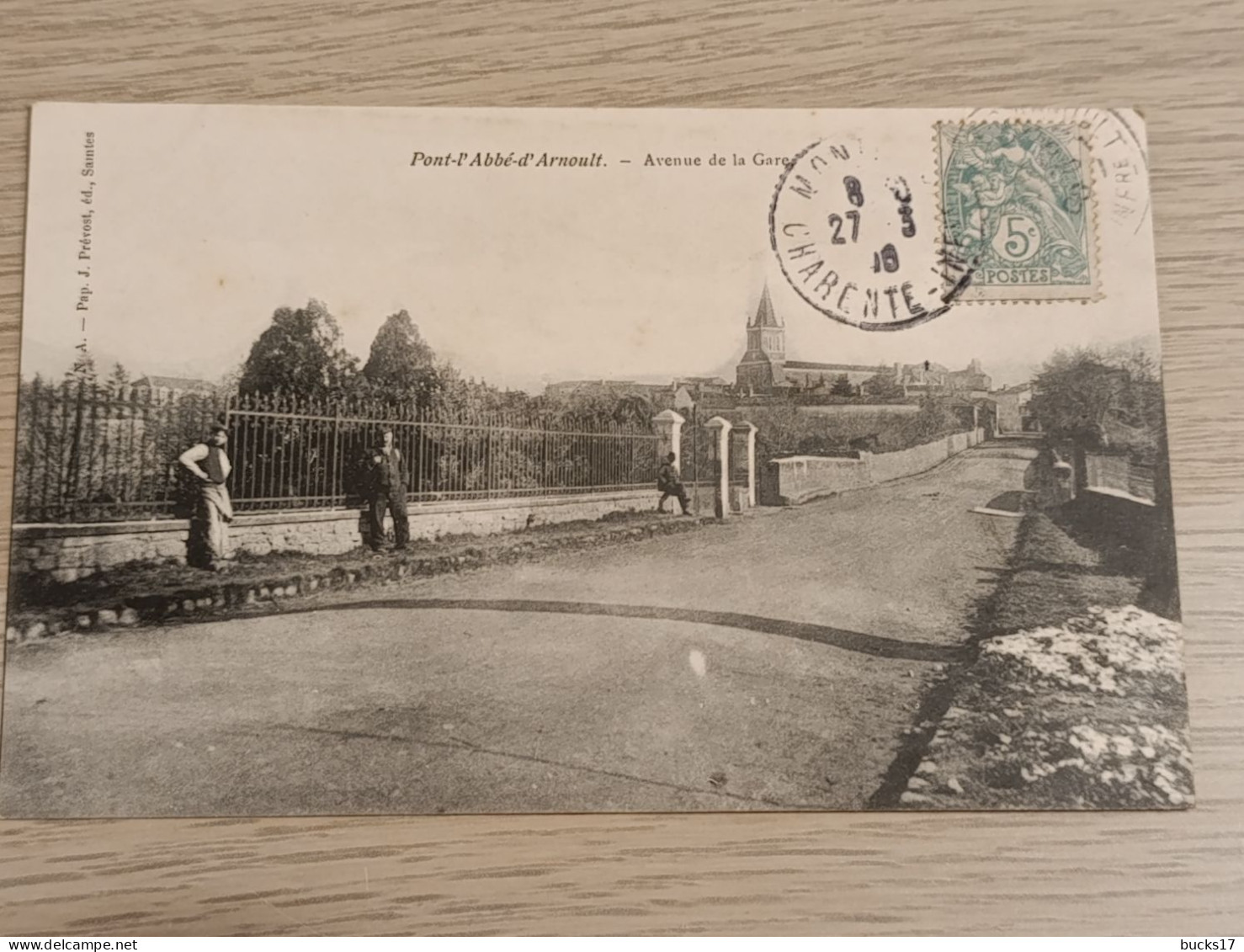 CPA 17 - Pont-l'Abbé-d'arnoult , avenue de la gare