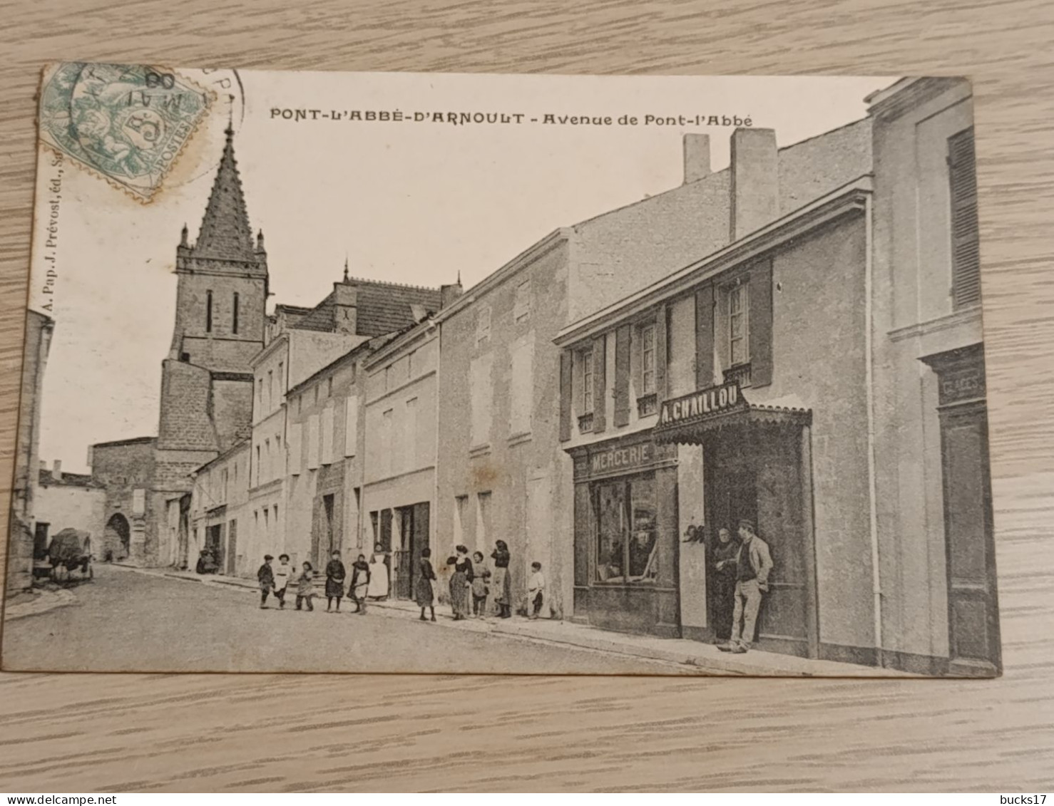 CPA 17 - Pont-l'Abbé-d'arnoult , avenue de pont l'abbé