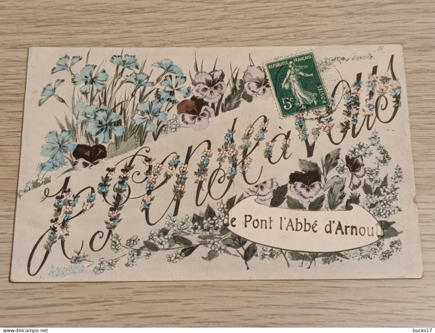 CPA 17 - Pont l'abbé d'arnoult - je pense à vous, fantaisie