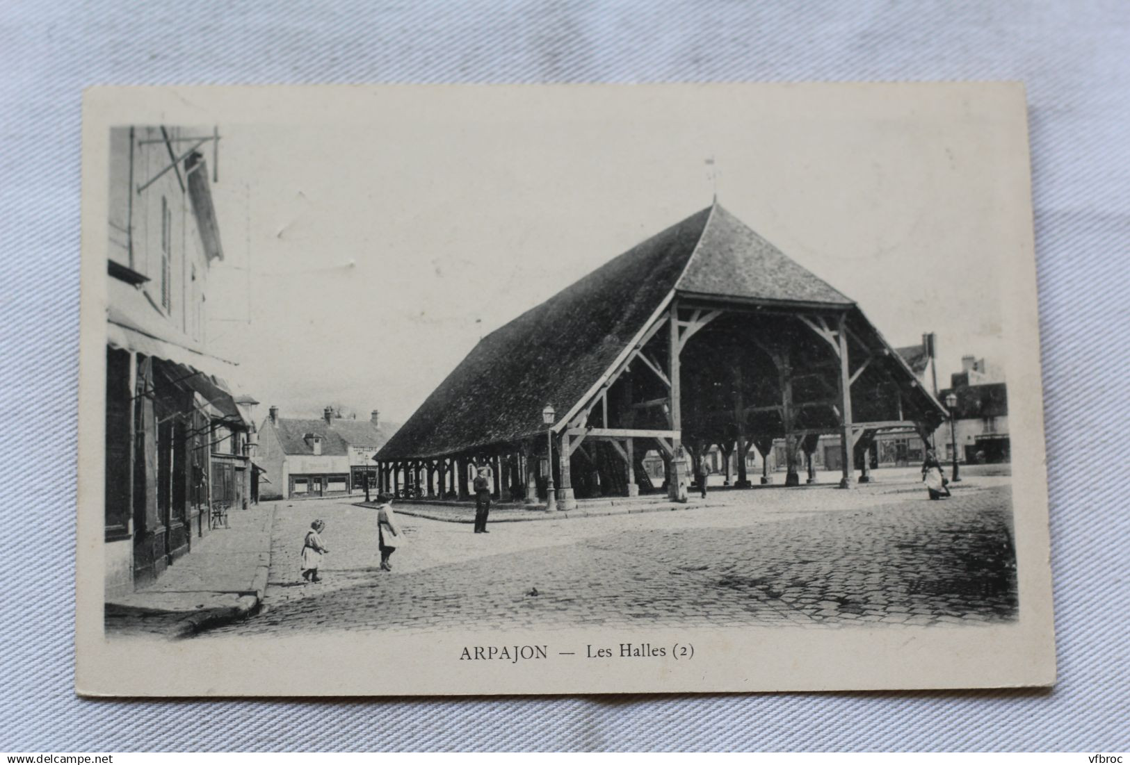 Cpa 1903, Arpajon, les halles, Essonne 91