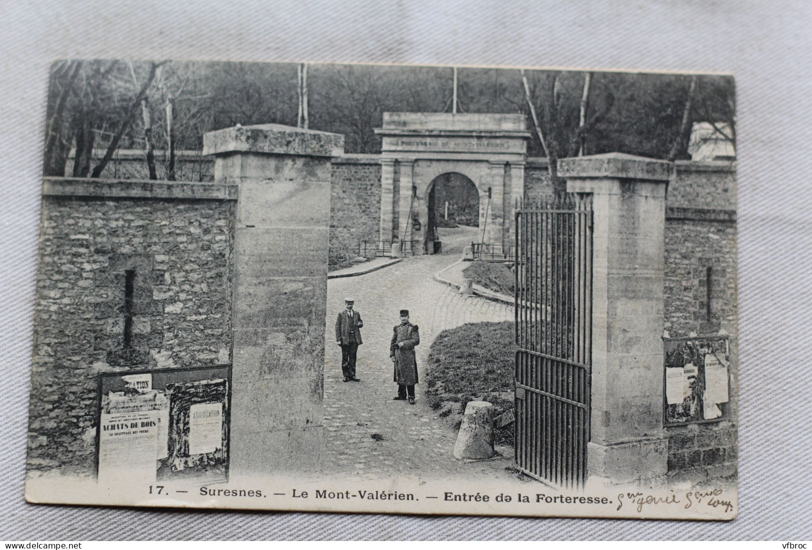 Cpa 1904, le Mont Valerien, entrée de la forteresse, Suresnes, Hauts de Seine 92