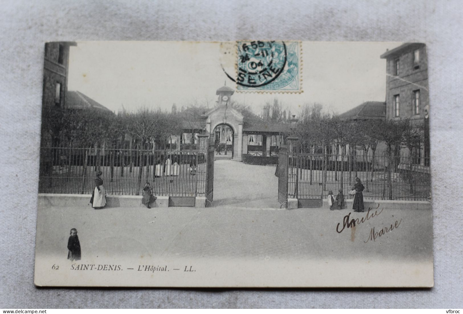 Cpa 1904, Saint Denis, l'hôpital, Seine saint Denis 93