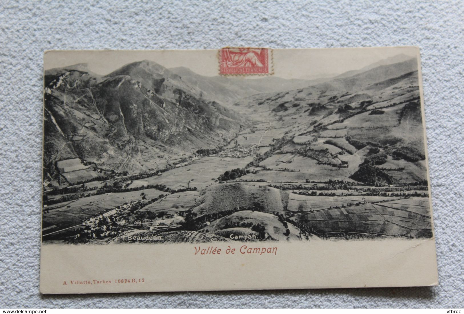 Cpa 1904, vallée de Campan, hautes Pyrénées 65