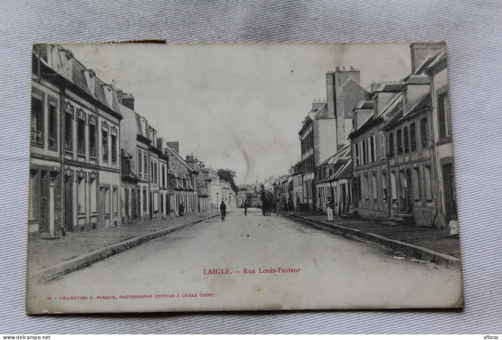 Cpa 1905, Laigle, l'Aigle, rue Louis Pasteur, Orne 61