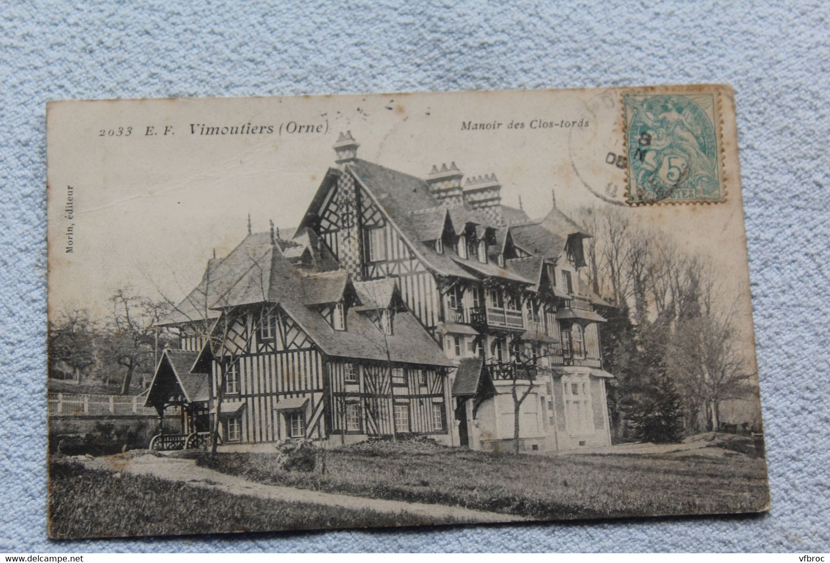 Cpa 1905, Vimoutiers, manoir des clos tords, Orne 61