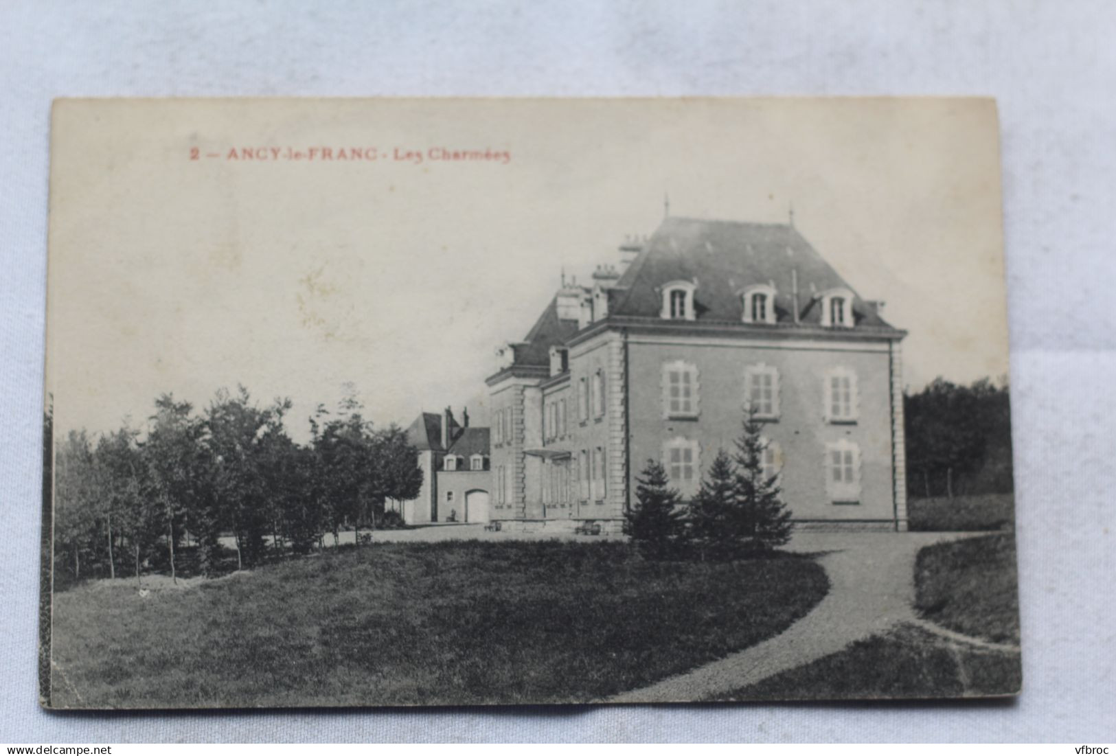 Cpa 1906, Ancy le Franc, les Charmées, Yonne 89