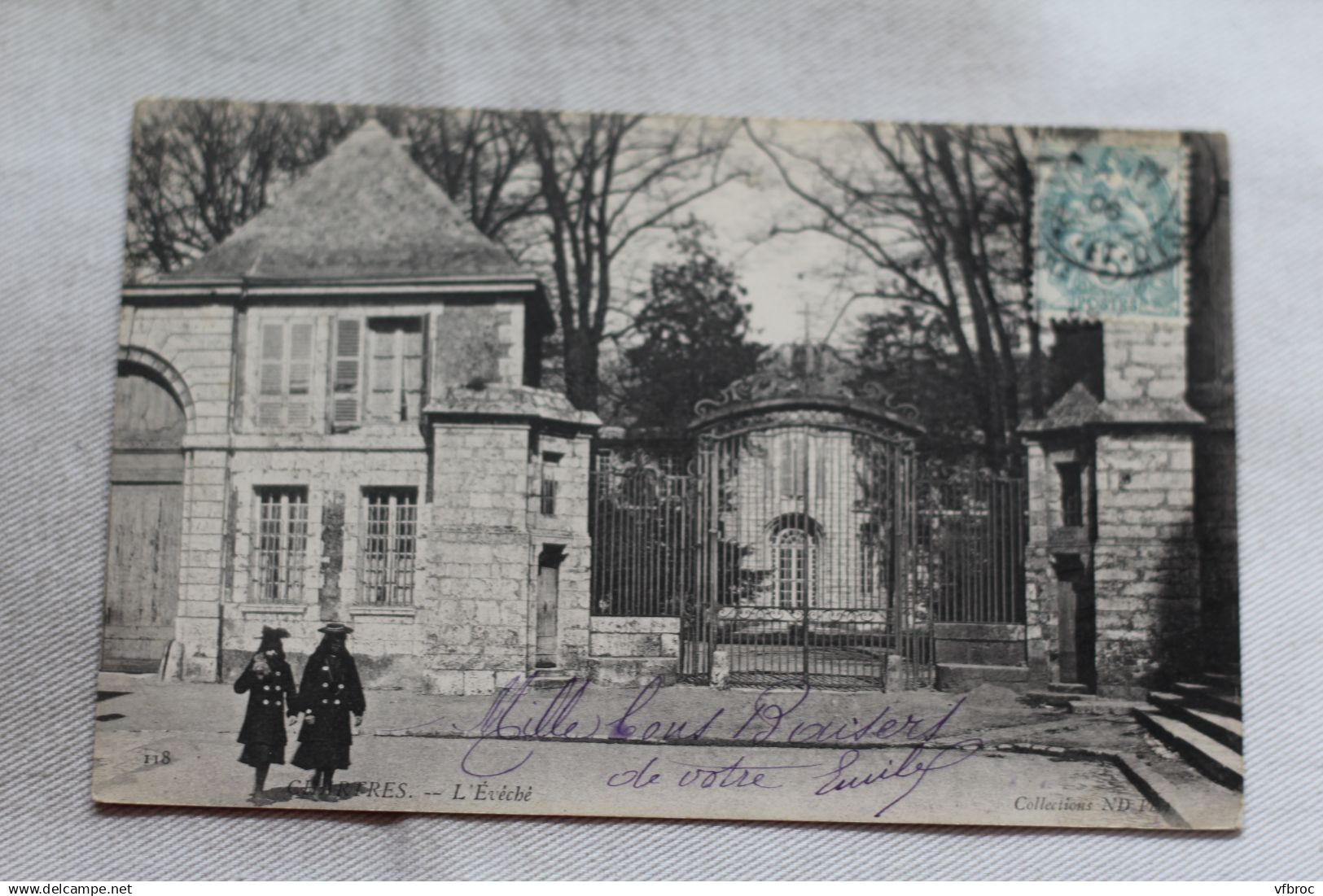 Cpa 1906, Chartres, l'évêché, Eure et Loir 28