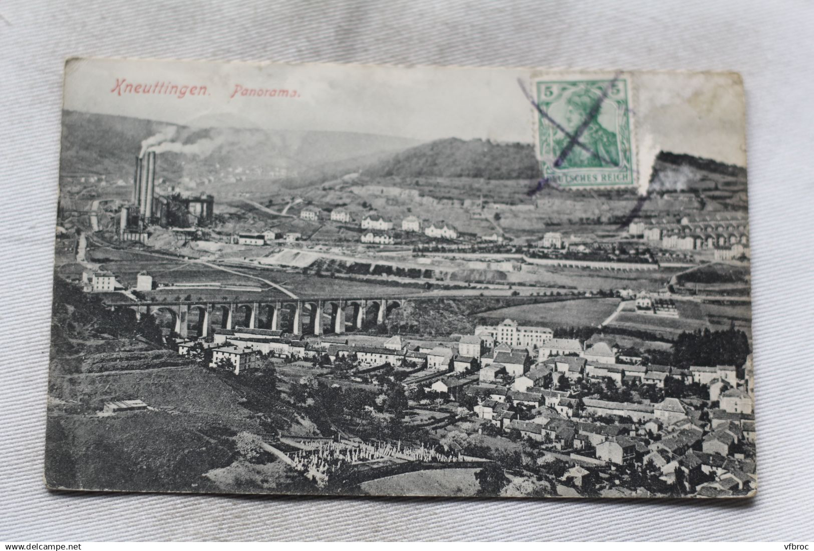Cpa 1906, Kneuttingen, panorama, Moselle 57
