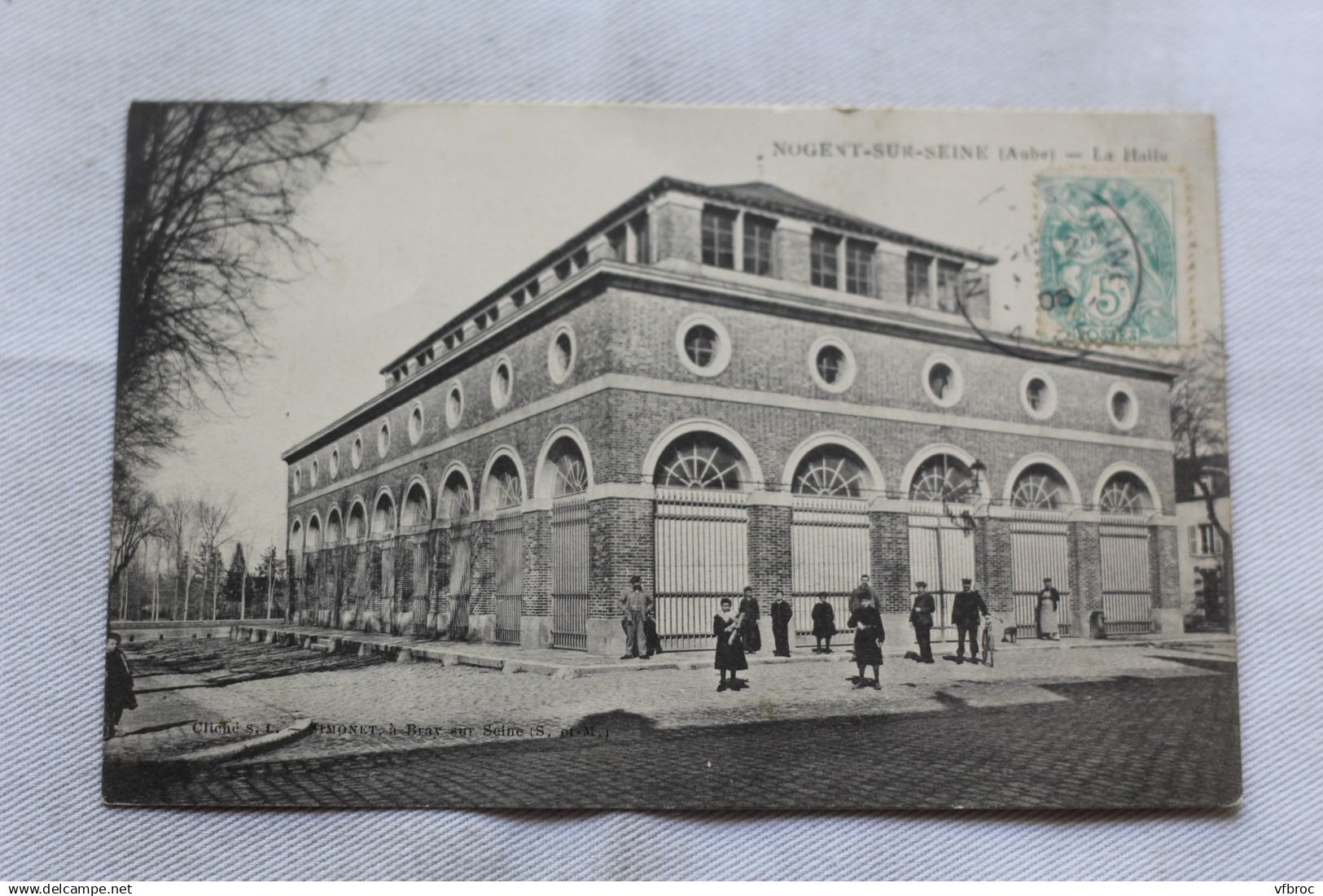 Cpa 1906, Nogent sur Seine, la halle, Aube 10