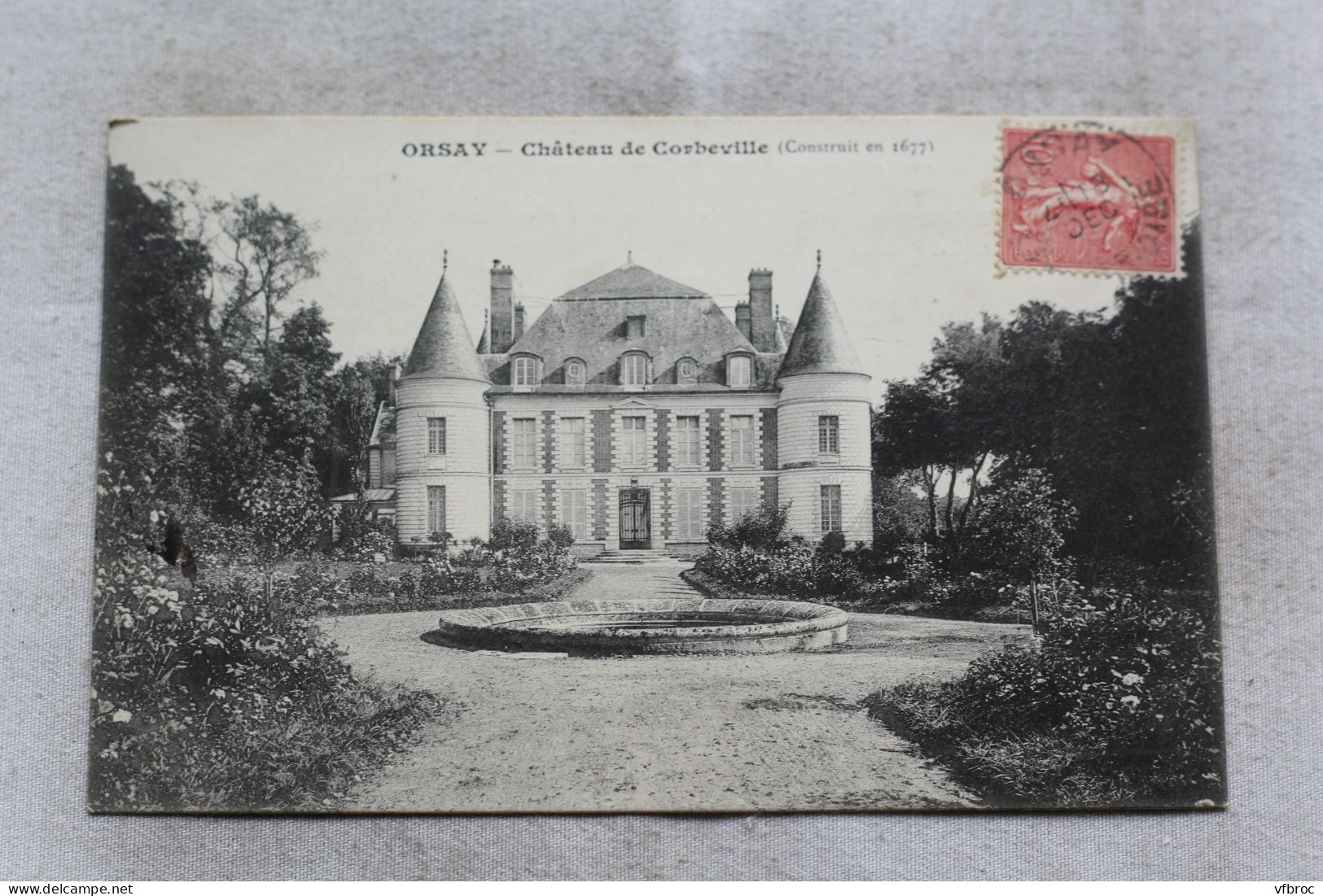 Cpa 1906, Orsay, château de Corbeville, Essonne 91