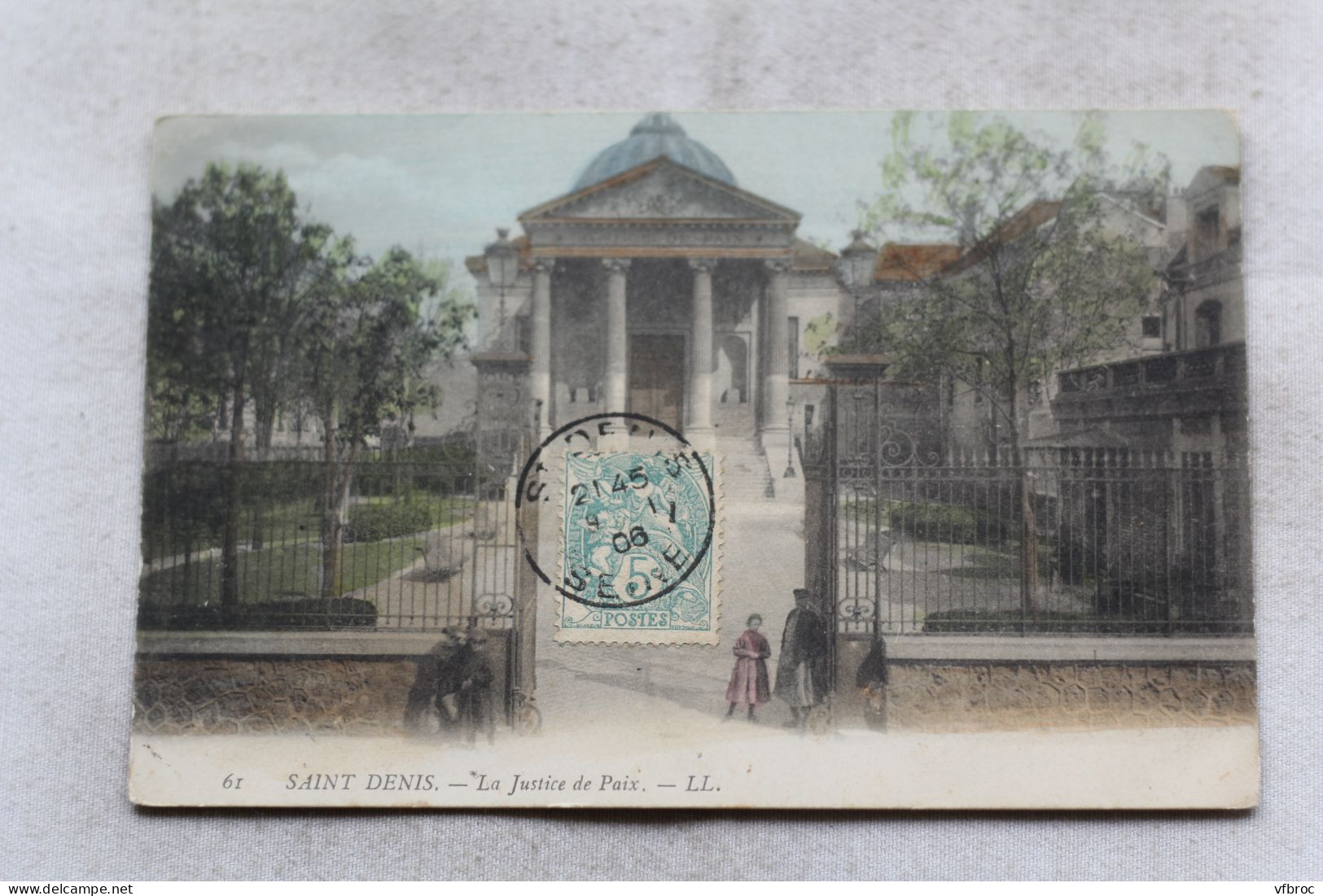 Cpa 1906, Saint Denis, la justice de Paix, Seine saint Denis 93