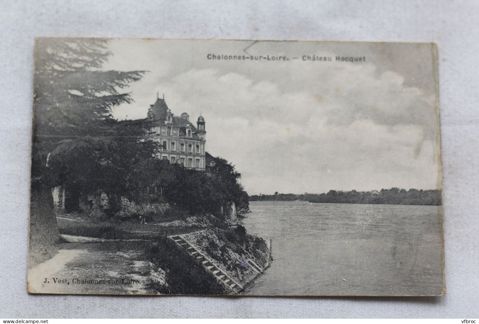 Cpa 1907, Chalonnes sur Loire, château Hocquet, Maine et Loire 49