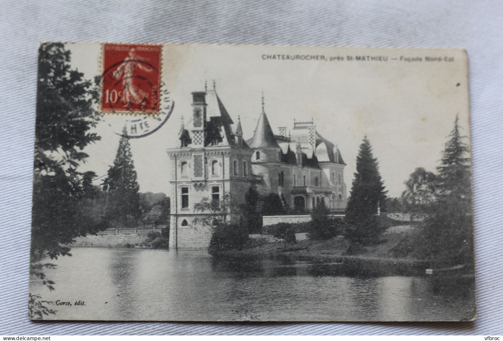 Cpa 1907, Châteaurocher près saint Mathieu, façade Nord Est, Haute Vienne 87
