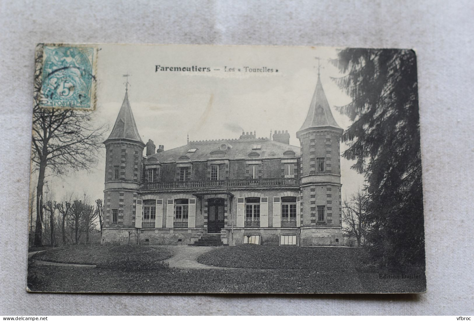 Cpa 1907, Faremoutiers, les Tourelles, Seine et Marne 77