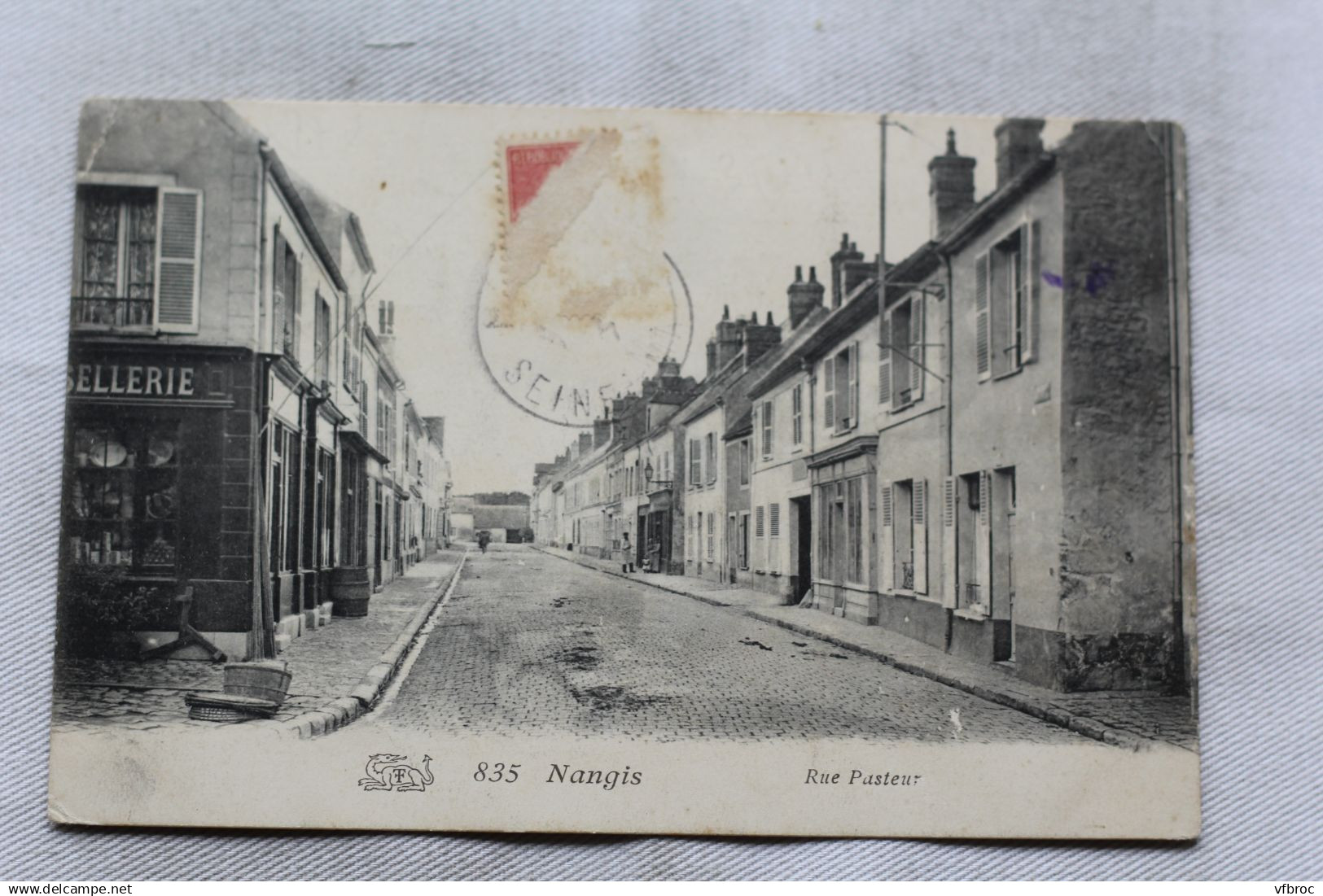 Cpa 1907, Nangis, rue Pasteur, Seine et Marne 77