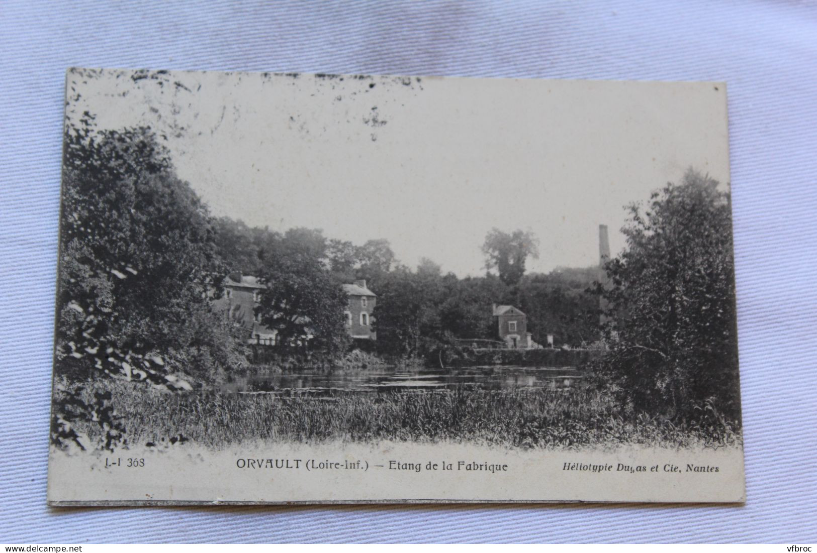 Cpa 1907, Orvault, étang de la fabrique, Loire atlantique 44